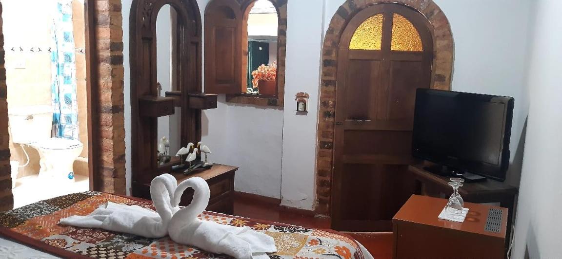 Hospederia Colonial De Villa De Leyva Esterno foto